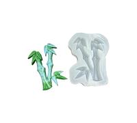 Molde de silicona multiusos para manualidades con materiales tradicionales de bambú de mar y nube, apto para lavavajillas, 12 moldes de silicona de 70 g de peso fácil de liberar