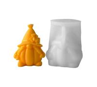 Molde de silicona multiusos para manualidades, textura perfecta para crear gnomos de calabaza, arcilla de baño, molde artístico para