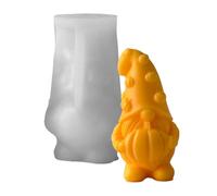 Molde de silicona multiusos para manualidades, textura perfecta para crear gnomos de calabaza, arcilla de baño, molde artístico para
