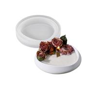 Molde de silicona multiusos para platos hechos a mano y vela perfumada en diseños de forma consagrada única, accesorio de moda