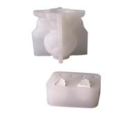 Molde De Silicona Navideño - Moldes Para Velas Aromáticas | Moldes Artesanales Decoración Para Proyectos Creativos Con Velas Jabones Y Arcilla Polimérica