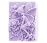 Molde de Silicona Ninfa para Jabones | Resistente y Antiadherente | 6x8x3 cm | Fácil de Usar | Ideal para Manualidades y Aromaterapia
