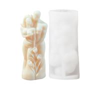 Molde de silicona para amantes de la resina, molde de resina para el día de San Valentín | Moldes de velas con forma de amantes de abrazo 3D | Molde de resina epoxi hecho a mano para jabón | Molde de