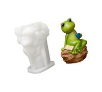 Molde De Silicona Para Animales Reutilizable Diseño De Ranas Sin Necesidad De Cortar Proyectos De Manualidades Creativos Para Decoración De Jardín De Molde Para Adornos De Jardín
