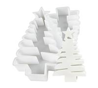 Molde de silicona para árbol de Navidad, de silicona para hormigón, para decoración del hogar | Para organizadores, eventos, profesores, arte, aficionados, manualidades, manualidades, talleres