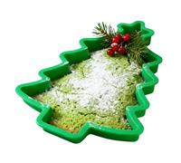 Molde de silicona para árbol de Navidad, moldes flexibles de alimenticio, moldes de silicona para árbol de Navidad para pasteles, para mousse, caramelos, chocolates, gelatina, jabón, galletas y