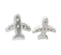 Molde de silicona para aviones DIY, resina epoxi, perfumada, herramienta para hacer jabón, pastel, chocolate, molde de silicona
