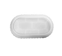 Molde de silicona para bandeja de cuentas, plato epoxi, molde de resina, adecuado para caja de almacenamiento, plato de frutas, bolas, corazón, encaje, ovalado, manteles individuales para resina