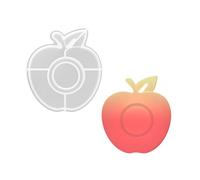 Molde de silicona para base, elegante forma de fruta, soporte para velas de té, decoración de escritorio para el hogar, moldes de resina epoxi para soporte