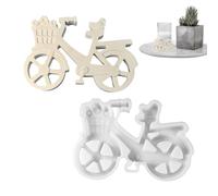 Molde de silicona para bicicleta - Molde 3D de siliconaa suave | Bicicleta Con Cesta Moldeada | Moldee de silicona 3D para hornear, chocolate, dulces, fabricación de jabón, manualidades y proyectos cr