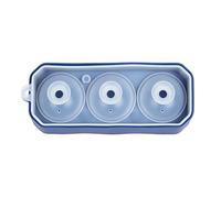 Molde de silicona para bolas de hielo | Redondo de silicona grande de fácil liberación | Moldes para congelador, para whisky, bourbon, cócteles, vino, café, jugo, leche, agua, hogar, cocina, bar