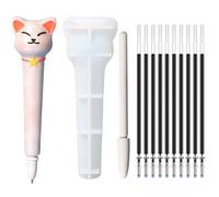 Molde de Silicona para Bolígrafo de Esferas - Molde de relleno, moldes de silicona resistentes, molde de resina en Formas | Molde de concha de Formas de animal, kit para hacer bolígrafos ar