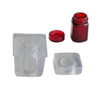 Molde de silicona para botellas pequeñas, fácil de usar y apto para lavavajillas para actividades creativas hechas a mano en hogares, fácil de usar molde de silicona