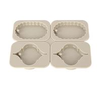 Molde de silicona para bricolaje, colgante de coche Flexible reutilizable, molde de cera decorativo para el hogar, cocina, tienda de artesanía, Material de artesanía creativo (En forma de corazón)