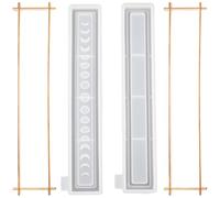Molde de Silicona para Caja Fases Lunares, DIY para Resina | Non-stick, Fácil Desmolde para Principiantes, Madera y Silicona, Uso en Incienso y Cajas Únicas