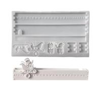 Molde De Silicona Para Calendario De Adviento,Moldes De Resina Epoxi Para Calendario Navideño - Materiales para Manualidades con Desmolde Fácil para Repostería Jabón Yeso Velas Adultos
