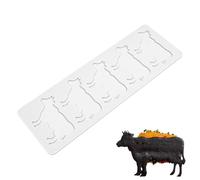 Molde de Silicona para Caramelos y Chocolate | 5 Cavidades, Antiadherente y Resistente al Calor,Moldes de Silicona de Animales para Chocolate - Galletas, Gomitas, Postres, Hogar, Cocina, Familia, Cump