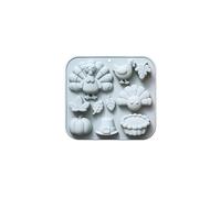 Molde de silicona para chocolate, calabaza, pavo, hojas de arce, caramelos otoñales, resina, para hornear, jabón, para Acción de Gracias