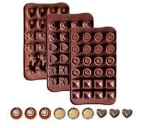 Molde de silicona para chocolate, rosas, corazones, fondant, cubitos de hielo, tartas y decoración