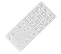 Molde de Silicona para Colgante Hueco Diy, Fácil de Lavar | Blanco, para Regalos Hechos a Mano y Bricolaje, Práctico, Uso Manual, Accesorio de Joyería