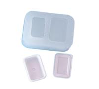 Molde de silicona para comida en miniatura, de Bandeja de postres, Moldes de resina UV, accesorios para casa de muñecas, herramienta para hornear en la cocina, molde artesanal