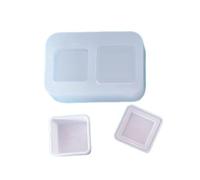 Molde de silicona para comida en miniatura, de Bandeja de postres, Moldes de resina UV, accesorios para casa de muñecas, herramienta para hornear en la cocina, molde artesanal
