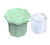 Molde De Silicona Para Congelador, Máquina Para Hacer Tazas De Hielo De 8,5x8,5x7,4 Cm, Recipiente Para Bebidas De Congelación Rápida, Clase De Accesorios Para Utensilios De Cocina, Solución De Hielo