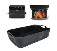 Molde de silicona para COSORI Freidora de Aire Dual Blaze TwinFry 10L, Accesorios reutilizables Freidora de Aire insertos de silicona para COSORI Dual Blaze TwinFry 10L CAF-TF101S-AEU