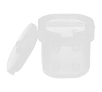 Molde de Silicona para Dados Diy, Manualidades y Joyería | Blanco, Reutilizable y Fácil de Limpiar, Inserciones para Glitter y Cuentas, Juego de Mesa