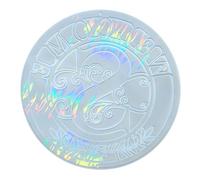 Molde de silicona para decoración colgante de pared con letra S, para fabricación de artesanías de resina holográfica y molde de escritura para decoración del hogar