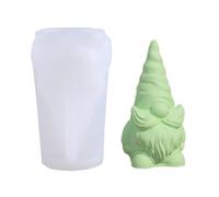 Molde de silicona para decoración de enanos, fácil de limpiar, adornos enanos sin rostro, para hacer elegantes suministros de fundición de resina