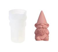 Molde de silicona para decoración de enanos, fácil de limpiar, adornos enanos sin rostro, para hacer elegantes suministros de fundición de resina