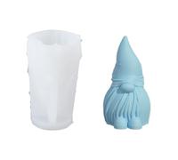Molde de silicona para decoración de enanos, fácil de limpiar, adornos enanos sin rostro, para hacer elegantes suministros de fundición de resina