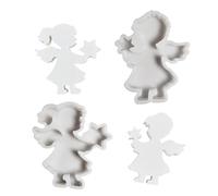 Molde de silicona para decoración de niños y niñas con estrellas para decoración de escritorio hecho a mano, herramienta de joyería, herramientas para hacer joyas