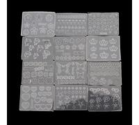 Molde de silicona para decoración de uñas, combinación de flores, hojas, molde decorativo para hacer arte de uñas, molde de silicona para jabón