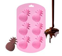 Molde De Silicona Para Dulces - Diseño De Frutas De 6 Cavidades, Herramienta Para Hornear Reutilizable | Moldes De Silicona Para Dulces Para Adultos, Niños, Familiares, Amigos, Hombres, Mujeres, Fiest