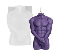 Molde De Silicona Para El Cuerpo - Escultura De Anatomía Humana 3D, Vela De Figura Masculina Y Femenina, Kit De Artesanía De Jabón De Resina De, Forma De Arcilla De Específica De Flor Detallada | MB