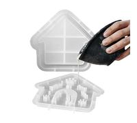Molde de silicona para el hogar - Molde de la casa de gatos para elaboración creativa, herramienta de adorno lindo con diseño flexible, accesorio de artesanía para la sala de estar de la sala de estar
