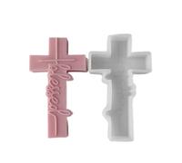 Molde de silicona para estatua de cruces, moldes únicos para esculturas de busto, decoración de jabón, perfumado, adorno de silicona