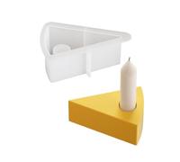 Molde de silicona para fabricación de velas para yeso epoxi, flexible y duradero, antiadherente, soporte para queso, decoración del hogar, boda, fiesta, manualidades