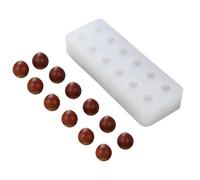 Molde de silicona para fabricación de velas y jabón con molde para velas con patrón temático de fresa, aguacate, Durian de melocotón