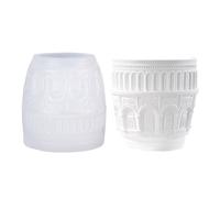 Molde de silicona para fabricación de velas y resina, arte barroco, puerta, almacenamiento, tazas, manualidades, diseños nórdicos, decoración del hogar