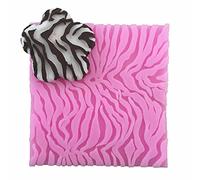 Molde De Silicona Para Fondant 2 Uds Fondant Estampado De Leopardo Corazón Hueco Raya Pastel Silicona Molde Textura Estera Ritmo Seco
