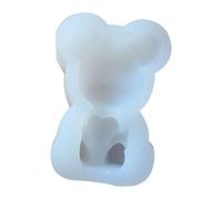 Molde de silicona para fondant con diseño de corazón de oso