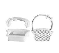 Molde De Silicona Para Fondant - Herramienta Flexible Para Hornear, Forma De Postre Fácil De Limpiar, Accesorio Artesanal Reutilizable | Molde Decorativo Con Forma De Tejido Para Pasteles, Dulces, Cho