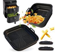 Molde de silicona para freidora de aire caliente COSORI Turbo Tower Pro 10,8L, 2 piezas Accesorios reutilizables para freidora de aire caliente (6,5L/4,3L), accesorios para freidora de aire caliente