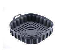 Molde de silicona para freidora de aire caliente Square Maxi - El inserto de silicona reutilizable es el accesorio ideal para la airfryer, apto para lavavajillas, 21,5 x 21,5 x 5 cm