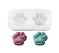 Molde de silicona para garras de gato, forma de huella de gato, molde de jabón, molde de chocolate de calidad alimentaria con garra de gato, moldes de resina epoxi en forma de pata de gato, molde de