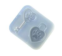 Molde de silicona para gatos, apto para lavavajillas, tamaño compacto para anillos hechos a mano, suministros de manualidades, proyectos de arte, llavero de pata de gato, molde de silicona