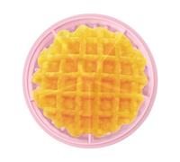 Molde de silicona para gofres redondo - 17,5 x 17,5 x 1 cm molde para hornear sin palo | Easy Maintenance Chocolate Maker, Non-stick Baking Tray Mould, Waffle Maker Silicone Mold For Waffles